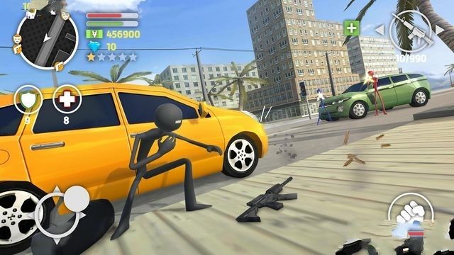 火柴人獵車手手機(jī)游戲最新版截圖4