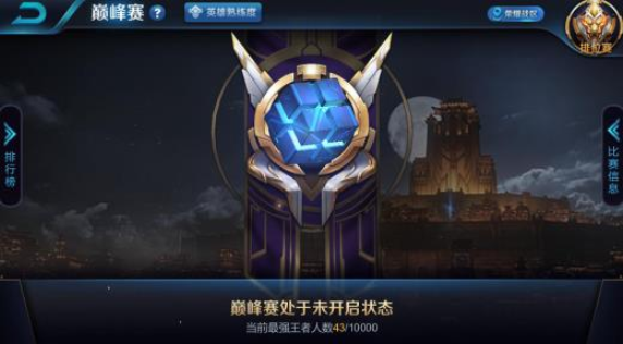 王者榮耀巔峰積分詳情攻略：巔峰積分怎么刷？有什么用？