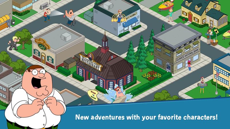 惡搞之家手機游戲中文漢化版（Family Guy The Quest for Stuff）截圖4