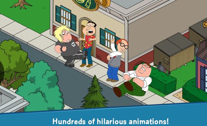 惡搞之家手機游戲中文漢化版（Family Guy The Quest for Stuff）截圖1