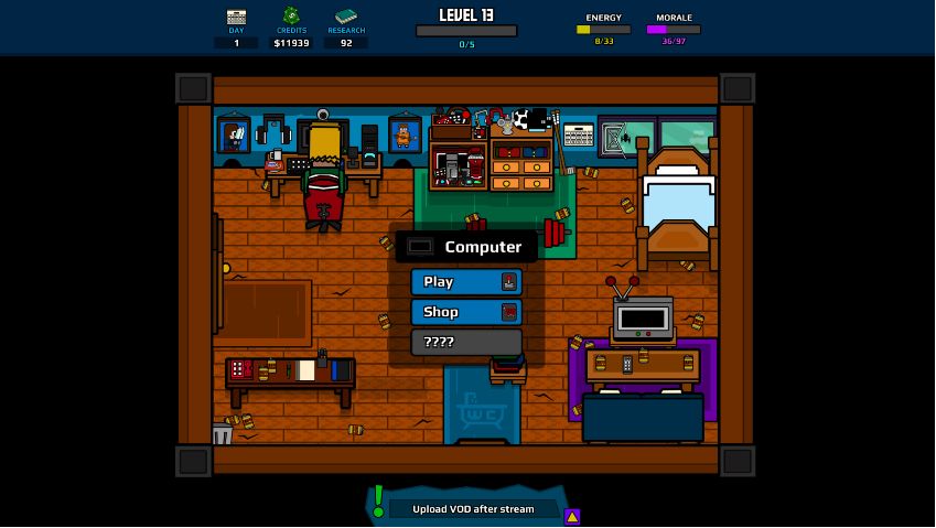 職業(yè)玩家大亨游戲漢化版中文(Gamer Career Tycoon)截圖3