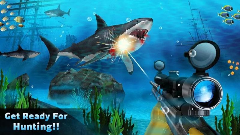 鯊魚狩獵游戲下載最新版截圖5