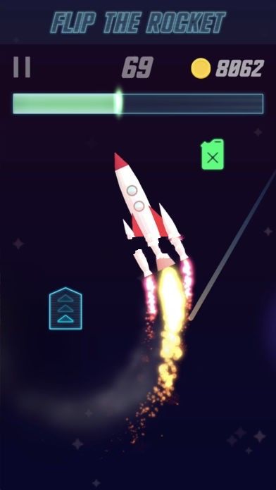 111%翻轉(zhuǎn)火箭手機(jī)中文游戲最新地址下載（Flip The Rocket）截圖2