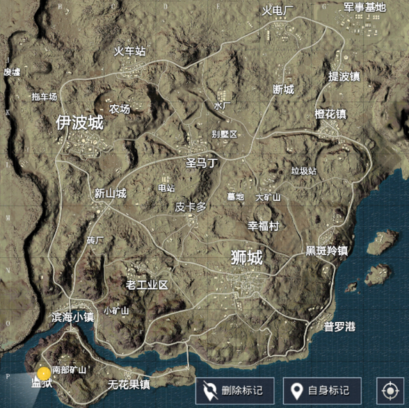 絕地求生刺激戰(zhàn)場沙漠地圖好搜的地方介紹