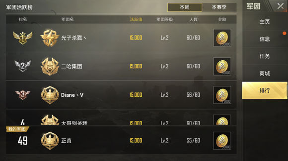 絕地求生刺激戰(zhàn)場軍團名字大全，好聽的軍團名字