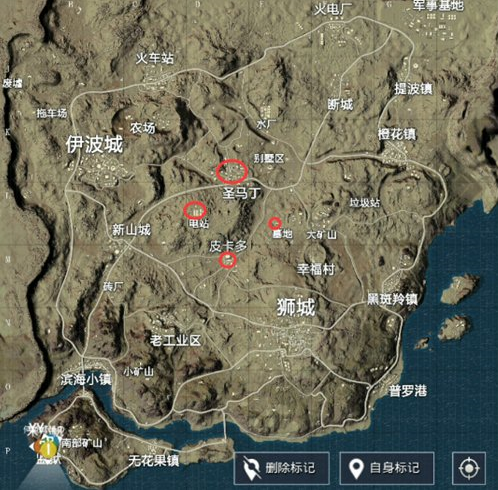 絕地求生刺激戰(zhàn)場(chǎng)皮卡多怎么找落腳點(diǎn)？皮卡多建筑分布解析