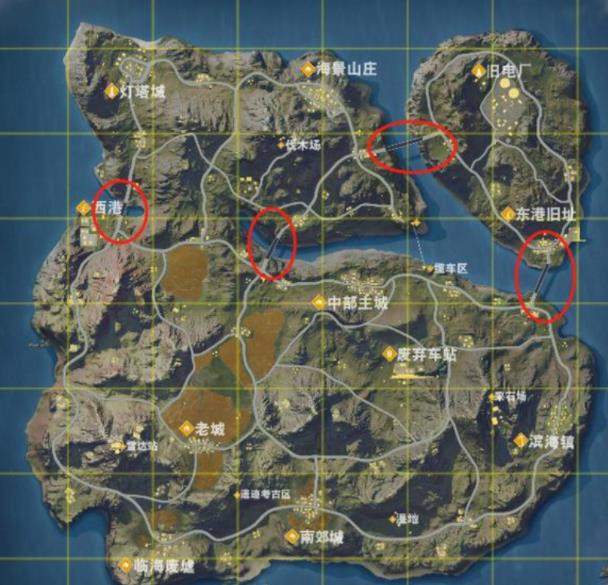 荒野行動新地圖老司機都不輕易去搶空投：都這些位置等快遞