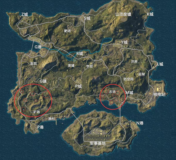 絕地求生刺激戰(zhàn)場四人組排套路教學：四排分跳打野思路