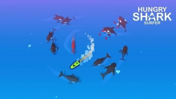 饥饿鲨鱼冲浪者游戏安卓版（Hungry Shark Surfer）截图4: