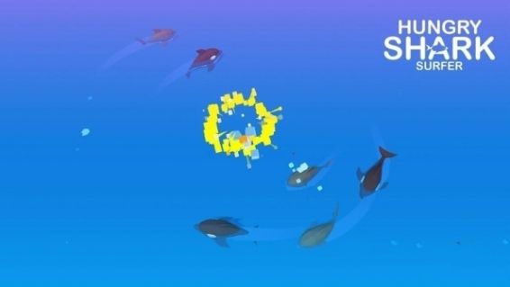 饥饿鲨鱼冲浪者游戏安卓版（Hungry Shark Surfer）截图1: