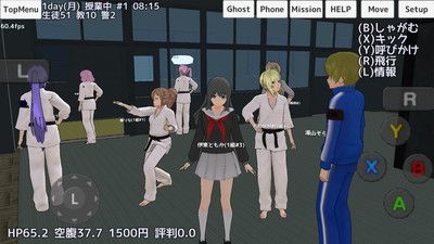學(xué)園少女模擬器中文漢化版手游下載截圖3