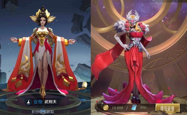 王者榮耀：通過(guò)英雄和皮膚的對(duì)比，國(guó)服和外服的差距真的顯而易見(jiàn)