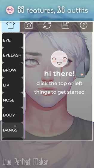 Live Portrait Maker Guys男版造型全完整最新手機(jī)版下載截圖1