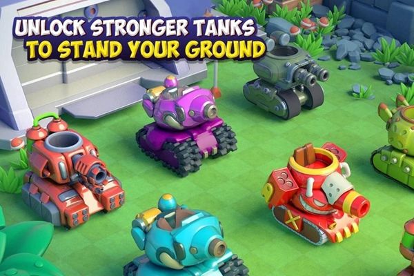 Dank坦克游戲安卓下載正式版（Dank Tanks）截圖1