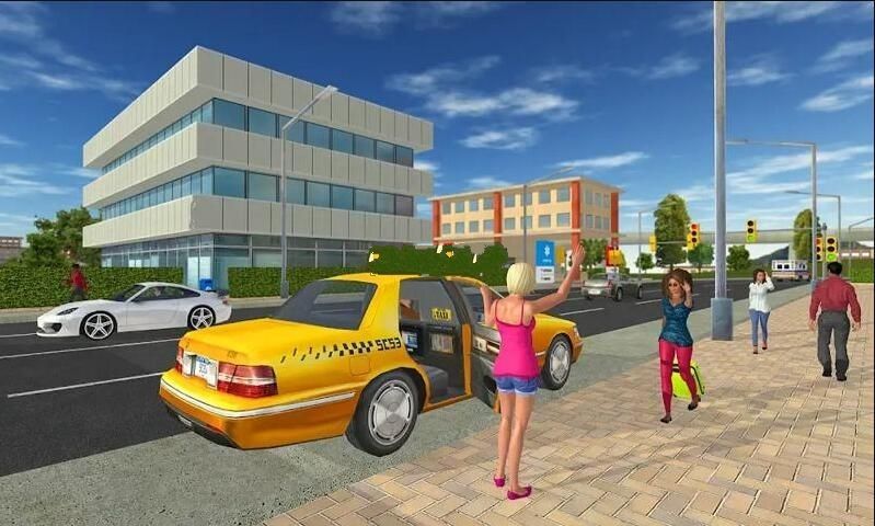 出租車模擬駕駛2手機游戲中文版（taxi 2）截圖1