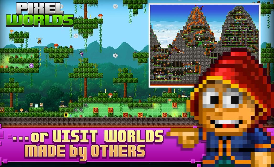 像素世界Pixel Worlds中文版資源無限中文版下載截圖2