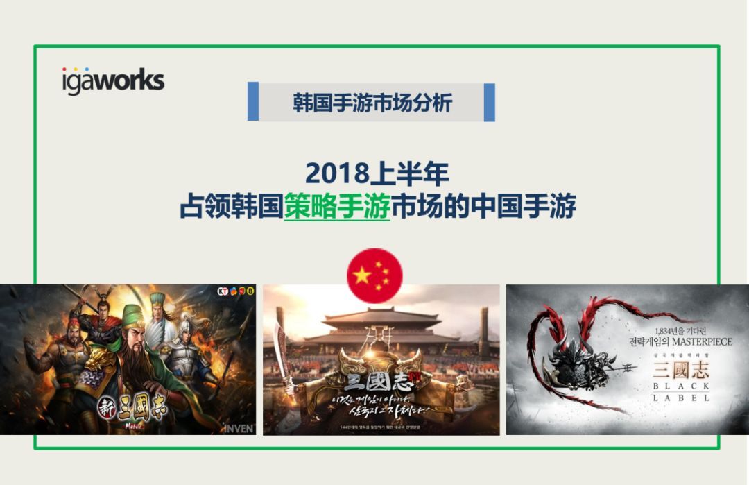 2018上半年韓國手游市場分析：國產(chǎn)三國手游火爆不已