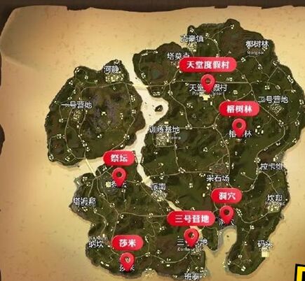 刺激戰(zhàn)場(chǎng)叢林地圖哪里資源多 最肥資源點(diǎn)