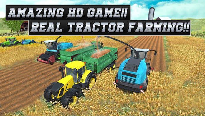 Farming Tractor Sim 2018 Pro正版游戲免費(fèi)安裝截圖3