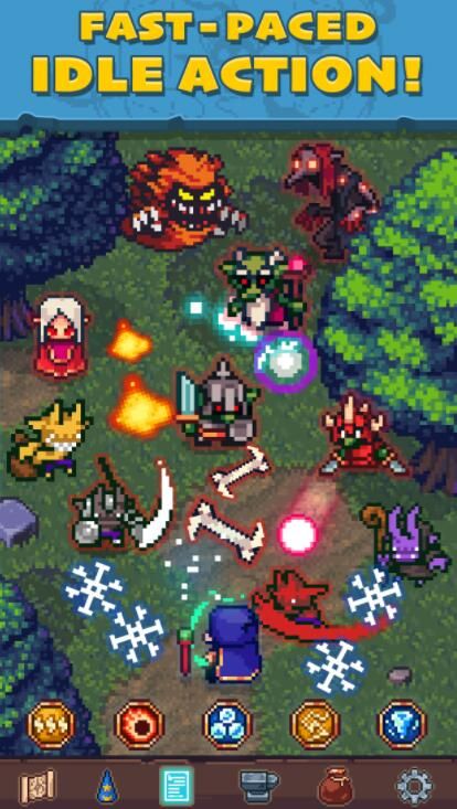 放置RPG奧術(shù)任務(wù)中文漢化版游戲（Tap Wizard RPG）截圖3
