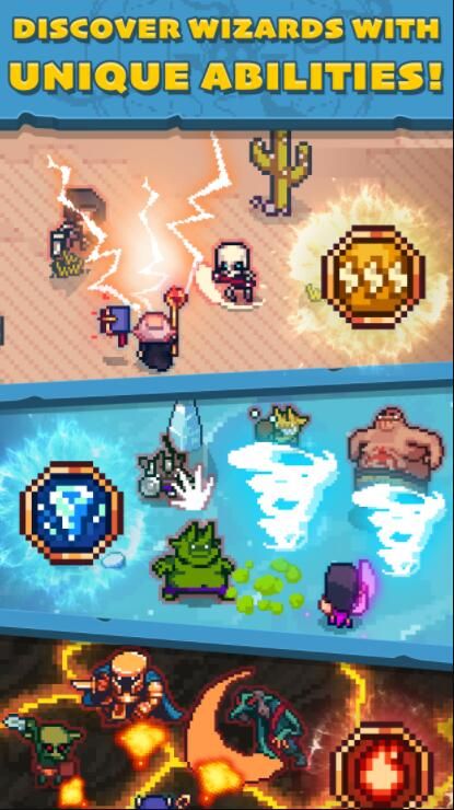 放置RPG奧術(shù)任務(wù)中文漢化版游戲（Tap Wizard RPG）截圖2