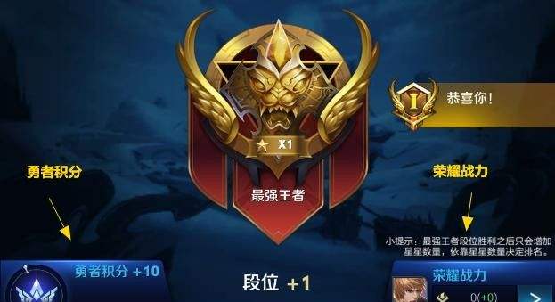 王者榮耀勇者積分最高多少？勇者積分掉星扣多少分？