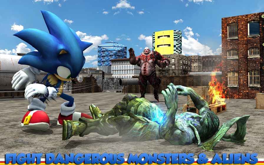 Sonic Superhero Fighter手機(jī)游戲最新版截圖2