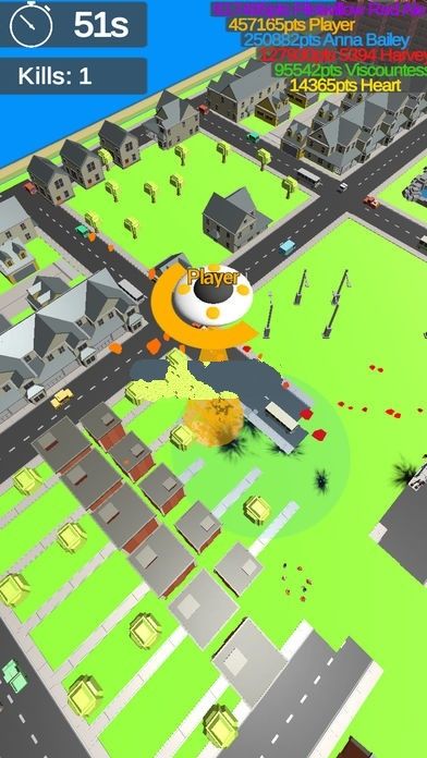 外星飛船大作戰(zhàn)手機(jī)游戲安卓版（Alien Attack.io）截圖2