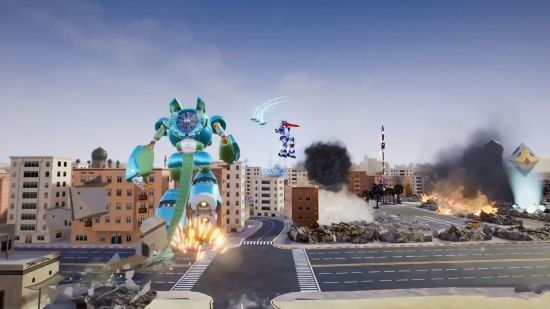 Override Mech City Brawl手機(jī)游戲中文版（機(jī)械城亂斗）截圖5