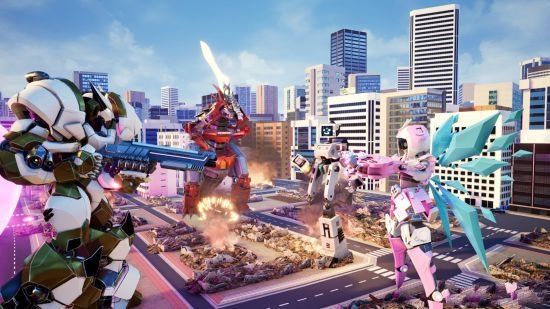 Override Mech City Brawl手機(jī)游戲中文版（機(jī)械城亂斗）截圖2