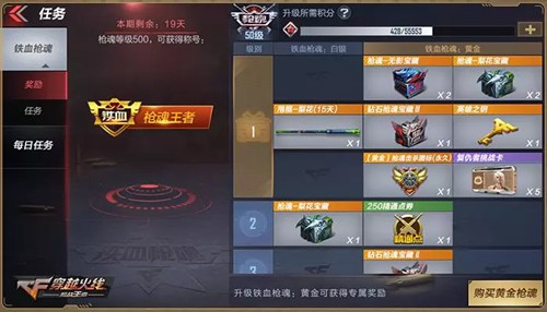 穿越火線槍戰(zhàn)王者鐵血槍魂福利系統(tǒng)上線 極品道具免費送