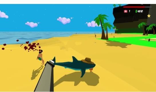 傻魚模擬器手機(jī)游戲中文版（shark simulator）截圖1