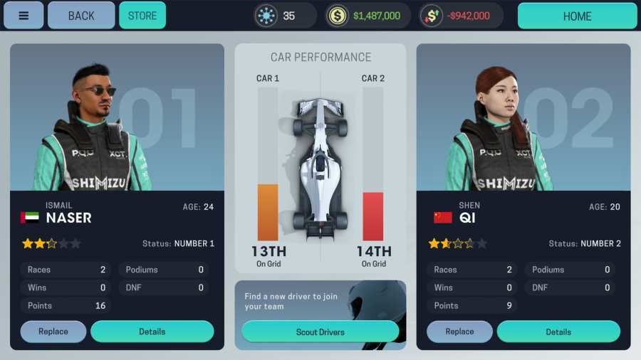 賽車經(jīng)理3手機(jī)版地址漢化游戲無限金錢版下載（Motorsport Manager Mobile 3）截圖3