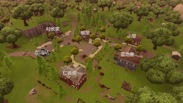堡壘之夜手游全地圖解析 野區(qū)命名及各地區(qū)介紹