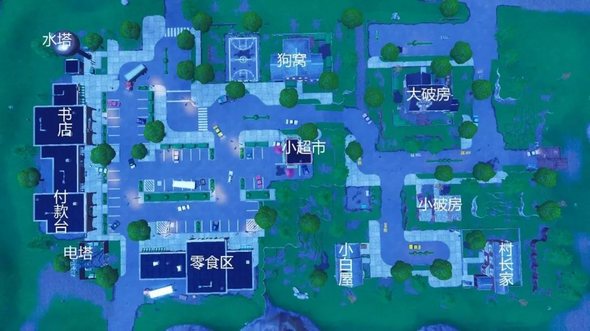 堡壘之夜手游全地圖解析 野區(qū)命名及各地區(qū)介紹
