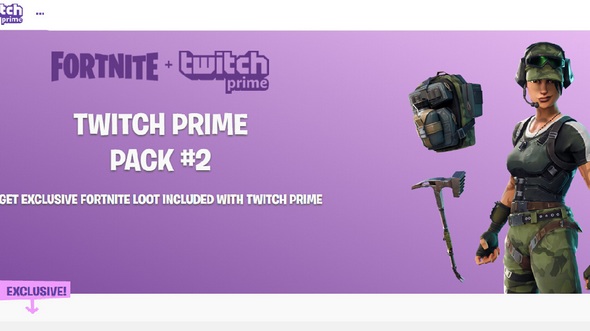 堡壘之夜第三期Twitch Prime Pack皮膚曝光