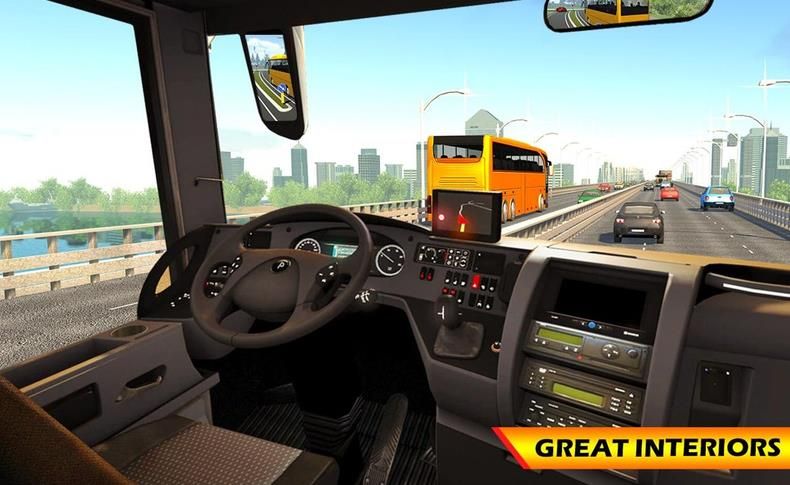 歐洲長(zhǎng)途汽車(chē)2018中文游戲手機(jī)版（Euro Coach Bus Driving 2018）截圖3