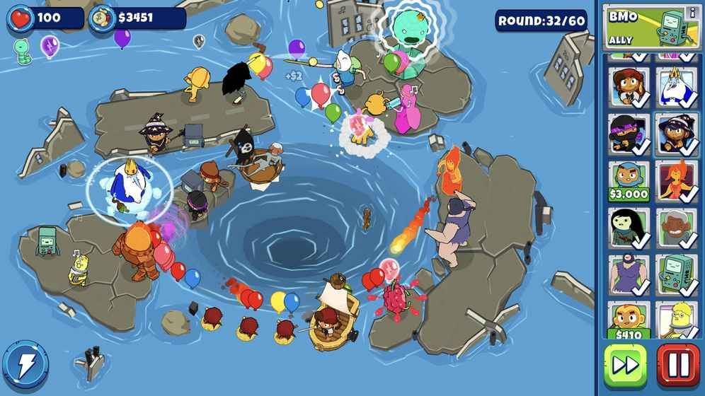 Bloons Adventure Time TD中文游戲安卓版（探險(xiǎn)活寶）截圖3