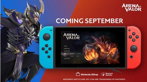 Switch版王者榮耀9月上線：海外版命名為傳說對決