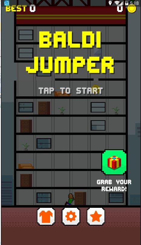 Baldi Jumper巴尔迪跳跃手机游戏版截图1: