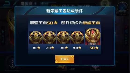 王者榮耀S13新賽季段位調(diào)整 王者50星變榮耀王者