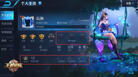 王者榮耀共享英雄