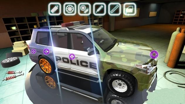 越野巡航舰模拟器游戏安卓手机版（offroad cruiser simulator）截图2: