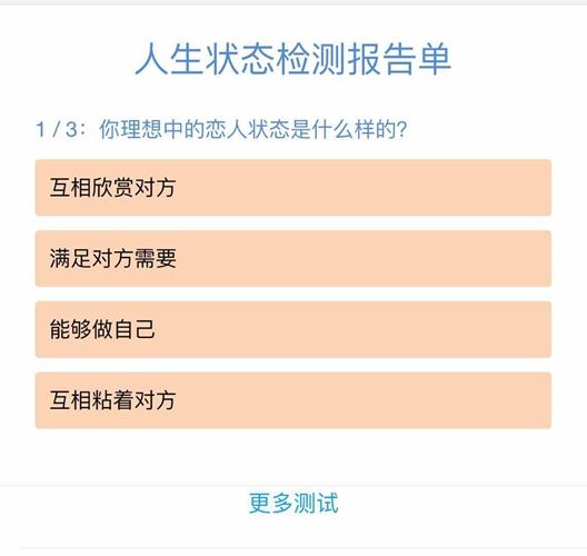 人生狀態(tài)檢測報告單手機游戲二維碼掃描登陸入口截圖1