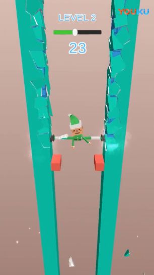 抖音上小人用腿撐住墻Fracture Jump手機游戲最新版截圖2