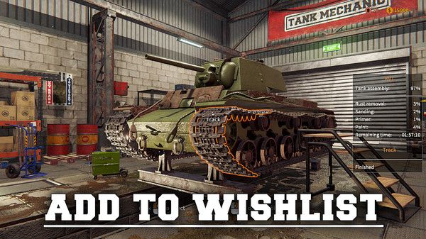 坦克工程師模擬手機(jī)版中文游戲（Tank Mechanic Simulator）截圖4