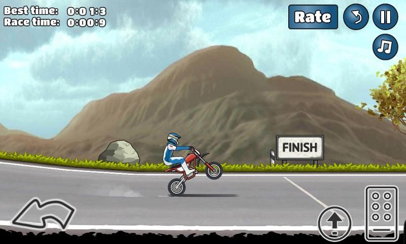 特技摩托挑戰(zhàn)手機(jī)游戲最新安卓版下載地址（Wheelie Challenge）截圖2