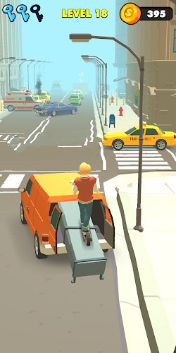 滑板車騎行游戲免費金幣最新版（scooter ride）截圖4