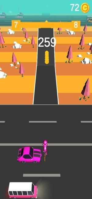 火柴人自行車競(jìng)速游戲中文安卓版下載（Stickman Bike Run）截圖3