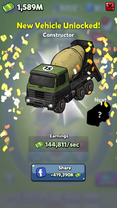 合成卡車游戲無限貨幣截圖1